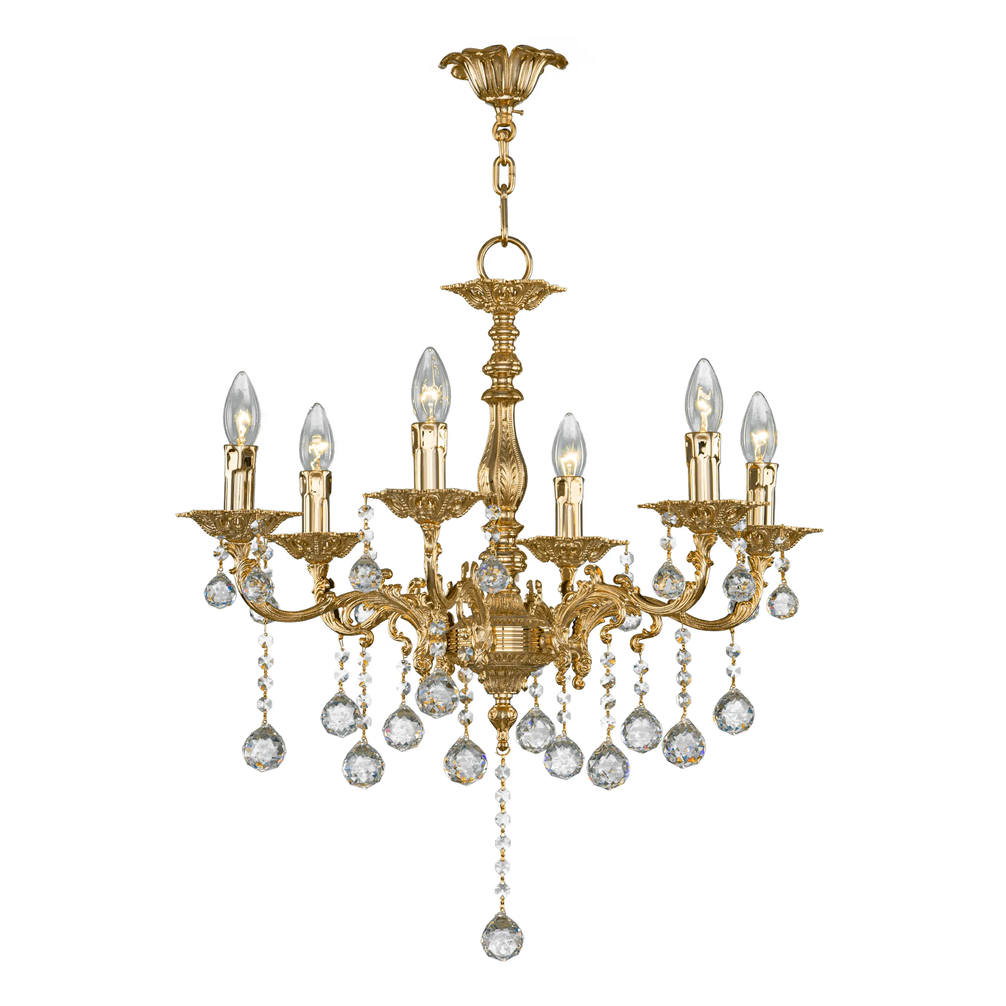 Classic Chandelier 6 Bulbs
