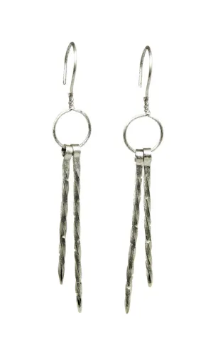 Classic Double Spear Earrings by TEPLA