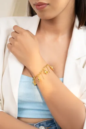 Conch Shell Charm Bracelet
