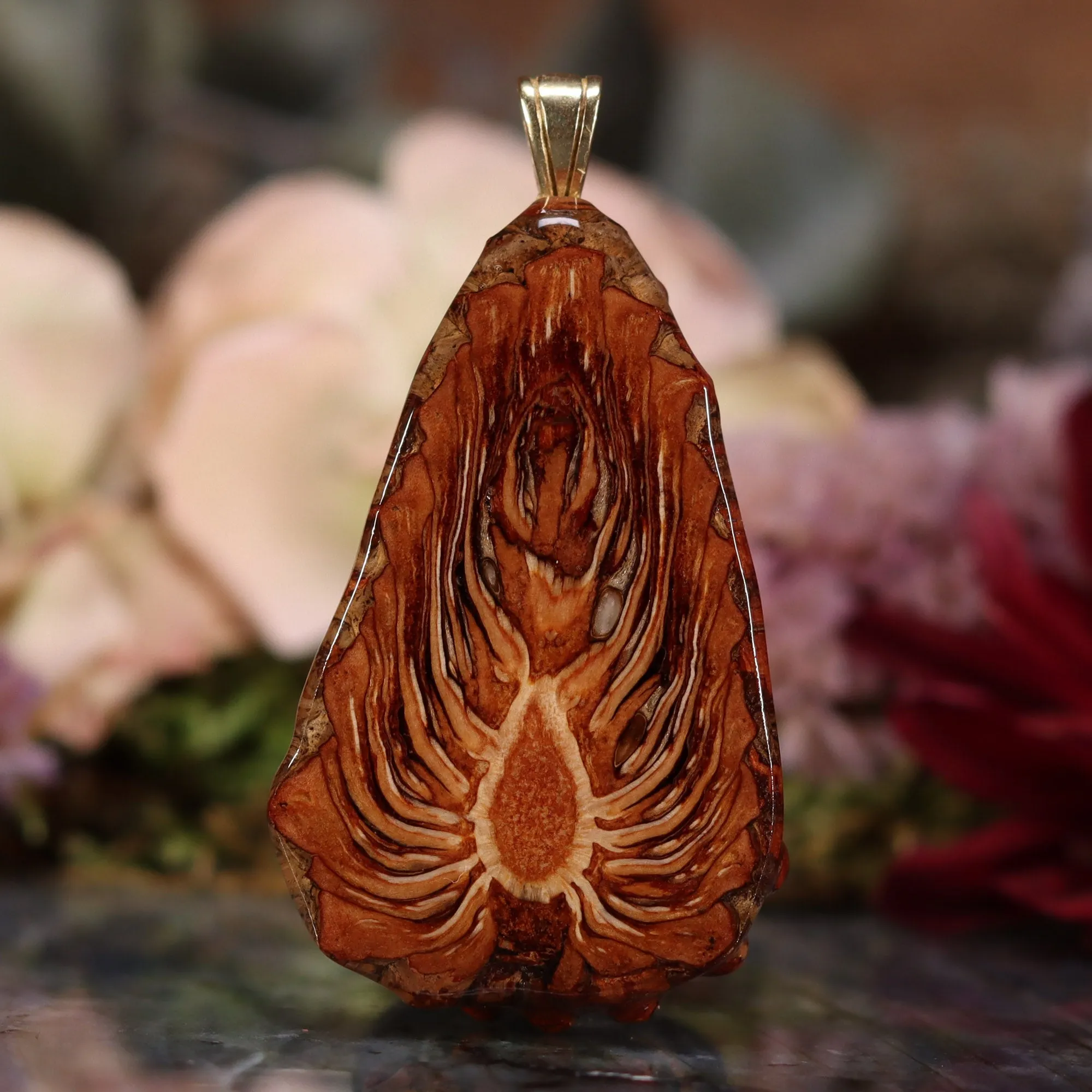 Crazy Lace Agate Teardrop