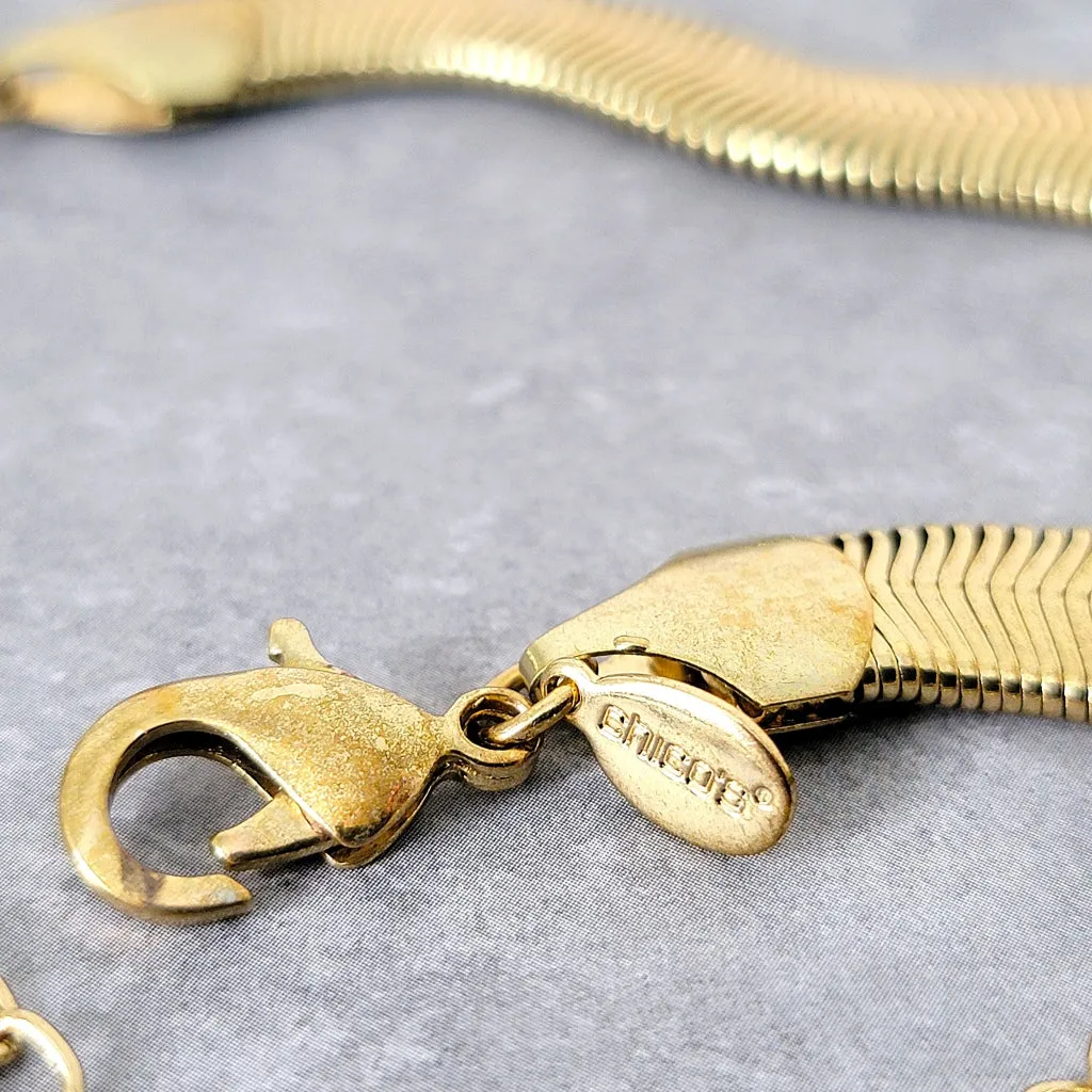 Cream Acrylic Statement Choker by Chico's