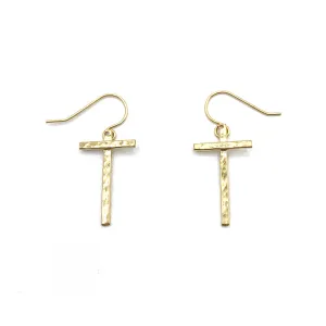 Cross Dangle Earrings