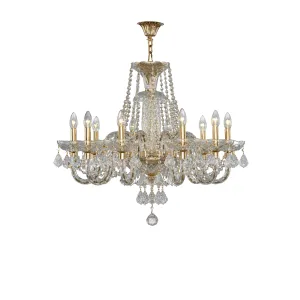Crystal Chandelier 10 Bulbs