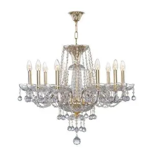 Crystal Chandeliers 10 Bulbs