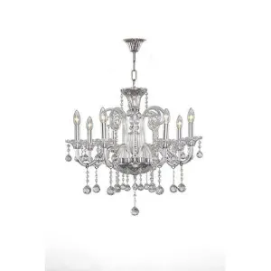 Crystal Chandeliers 8 Bulbs Chrome