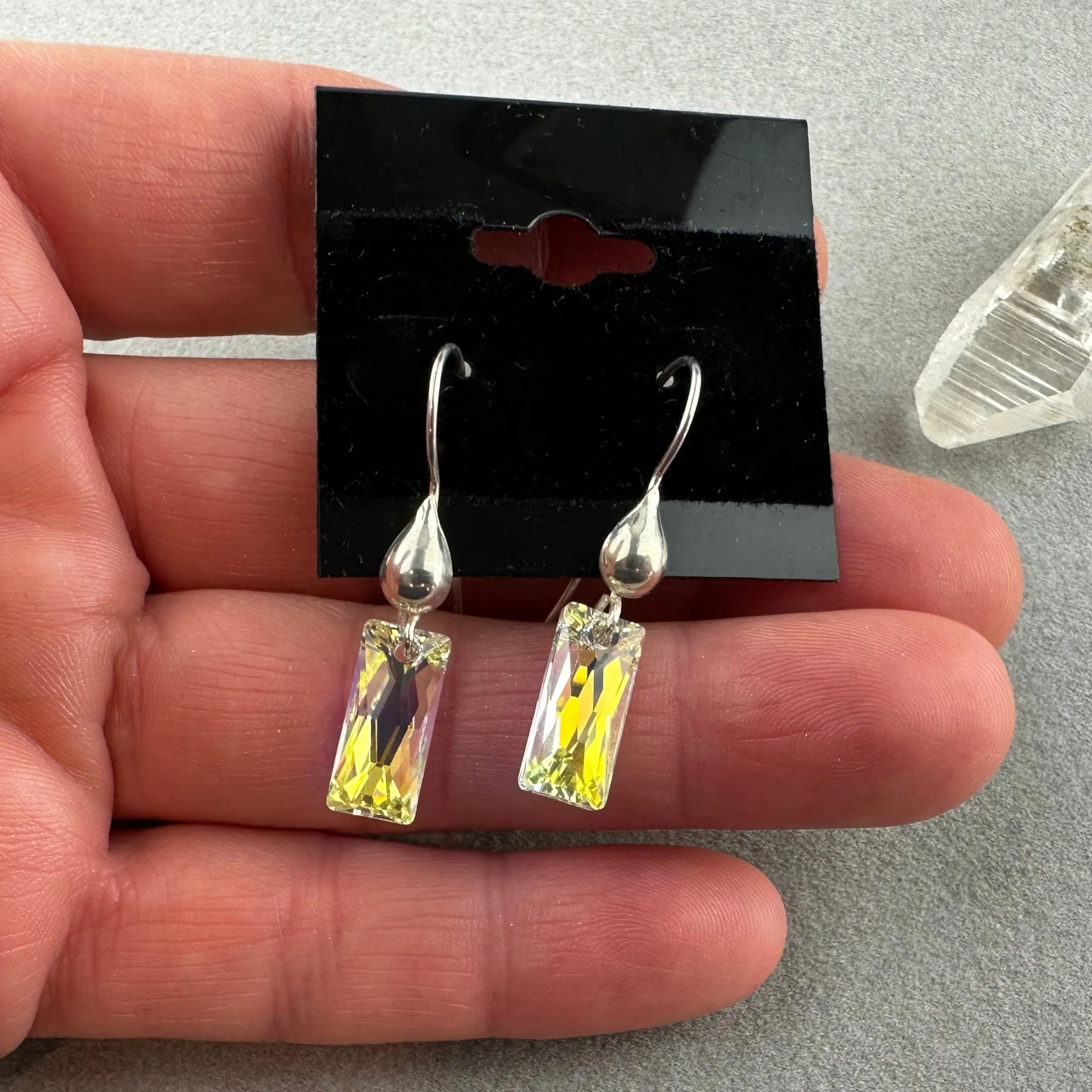 CRYSTAL KALEIDOSCOPE ~ CRYSTAL EARRINGS