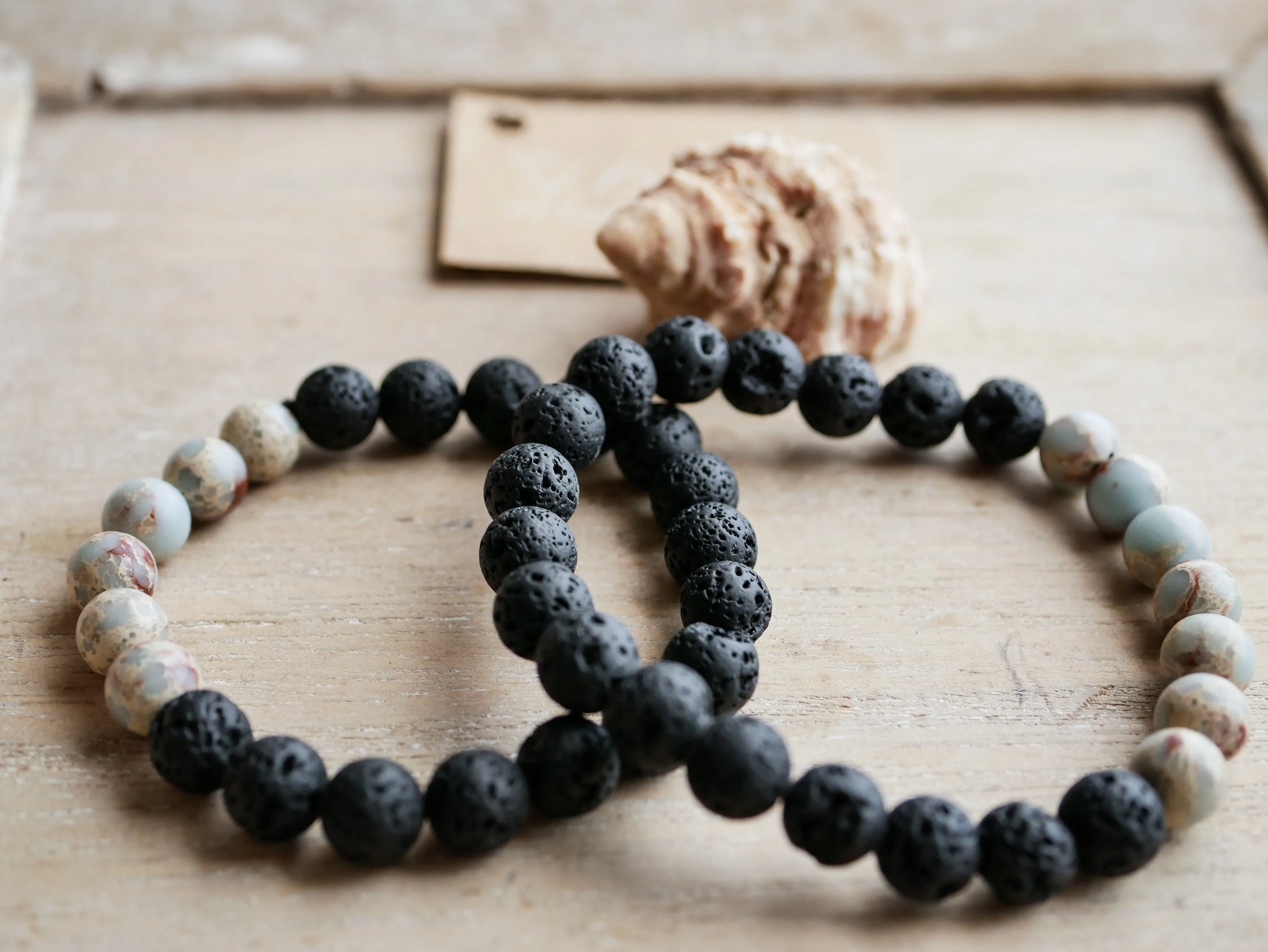 DEEP OCEAN FIRE DIFUSER BRACELET