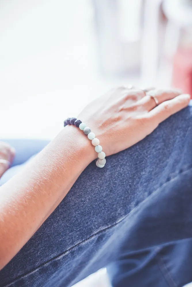 DEEP OCEAN FIRE DIFUSER BRACELET