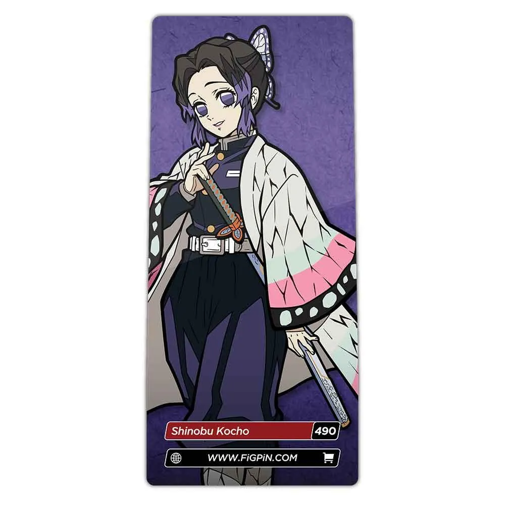 Demon Slayer Shinobu Kocho FiGPiN #490 Anime Enamel Pin