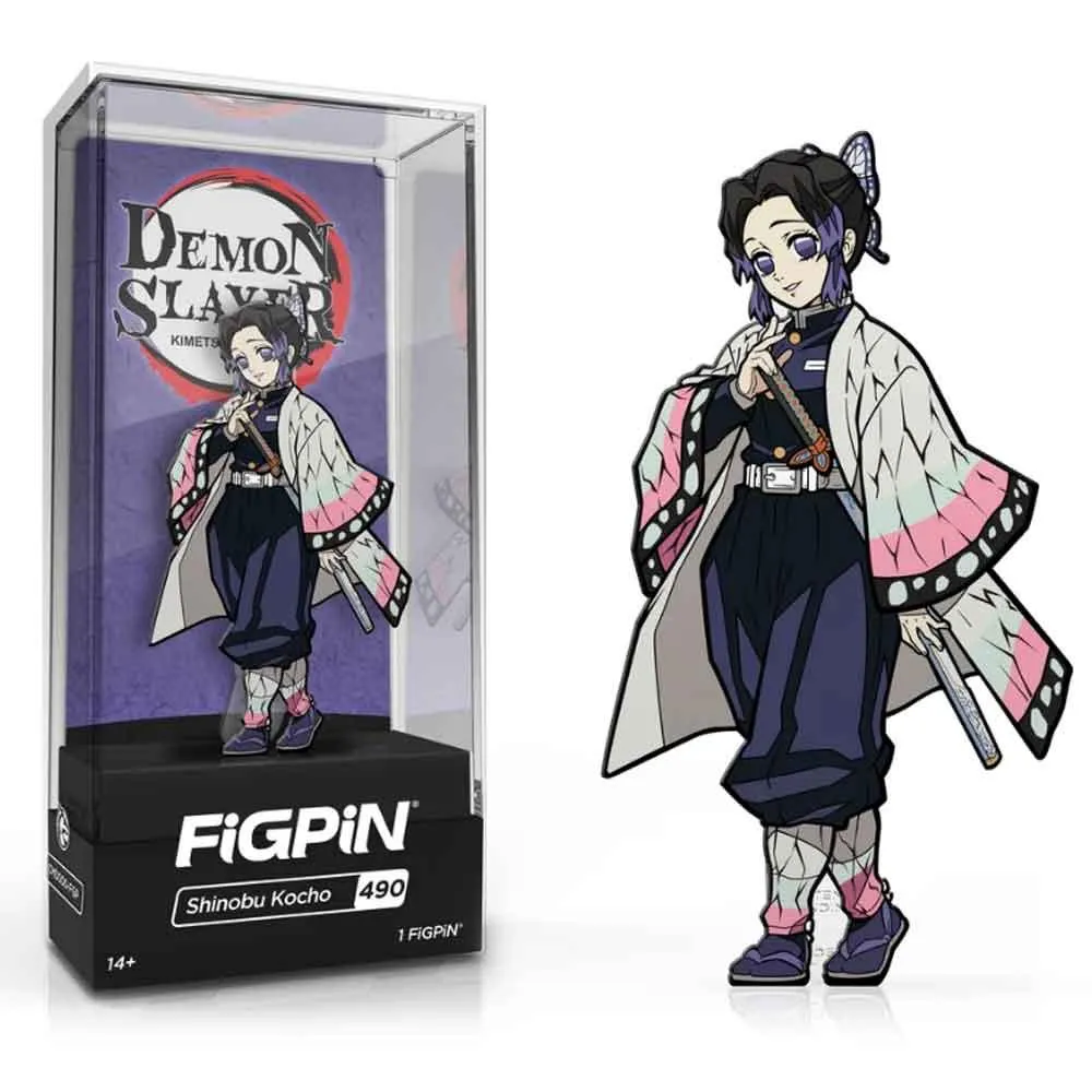 Demon Slayer Shinobu Kocho FiGPiN #490 Anime Enamel Pin