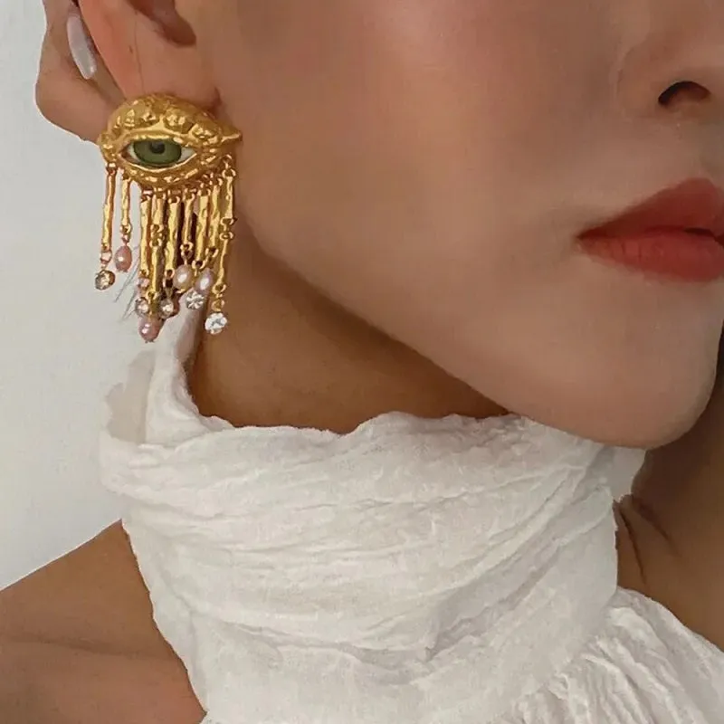 Devil's Eye Tassel Ring