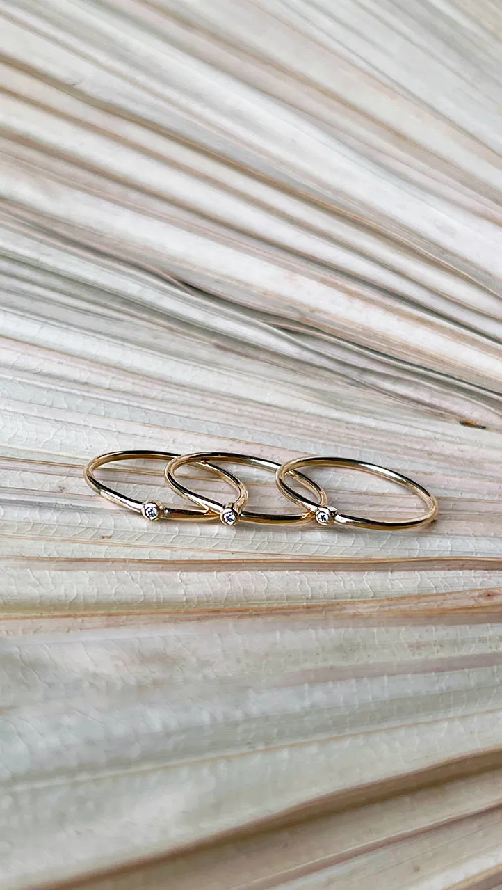 Diamond Stacking Ring