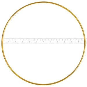 Dream Catcher Ring 12" Brass 25/pk