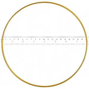 Dream Catcher Ring 8" Brass 25/pk
