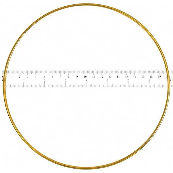 Dream Catcher Ring 8" Brass 25/pk