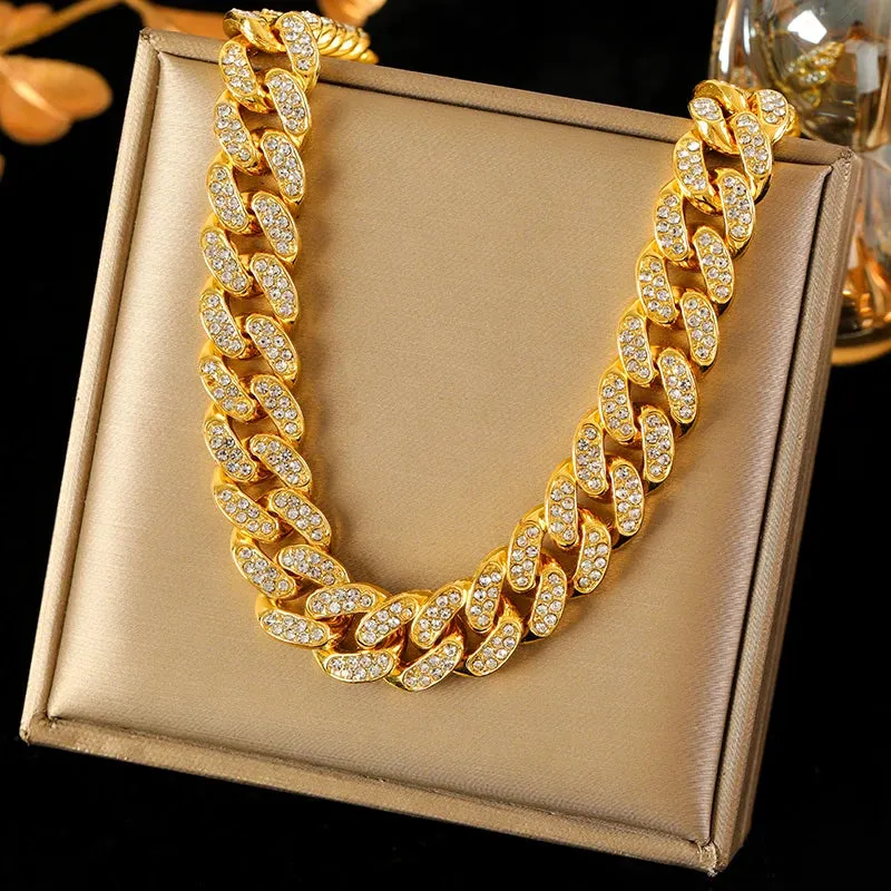 EILIECK 316L Stainless Steel Chain Necklaces