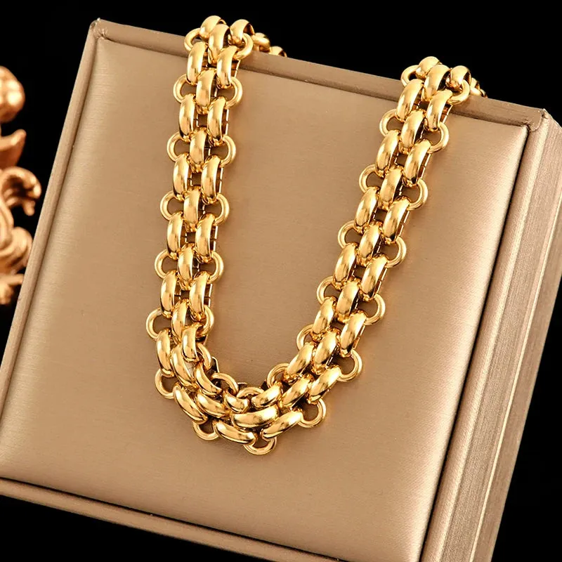 EILIECK 316L Stainless Steel Chain Necklaces