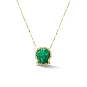 Emily Weld Collins Taras Shell in Malachite