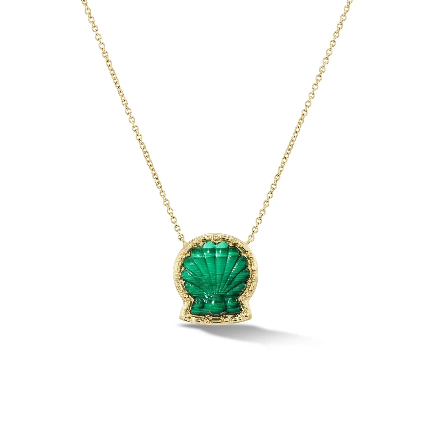 Emily Weld Collins Taras Shell in Malachite
