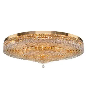 Empire Ceiling Lamp 24 Bulbs - Gold - Ball Clear