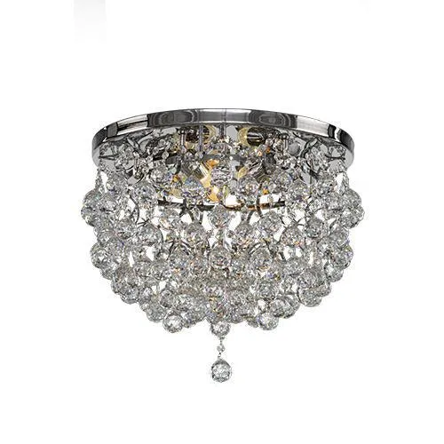 Empire Ceiling Lamp 5 Bulbs - Chrome - Ball Clear