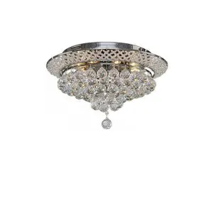 Empire Ceiling Lamp 8 Bulbs - Chrome - Bearish Clear