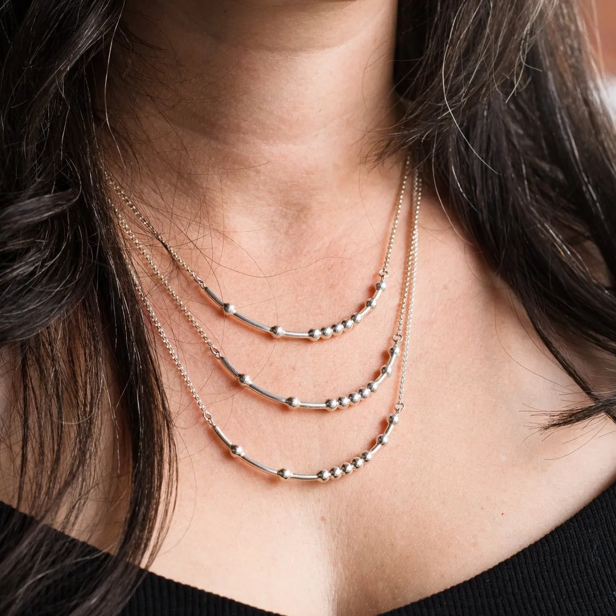 EMPOWER Morse Code Necklace