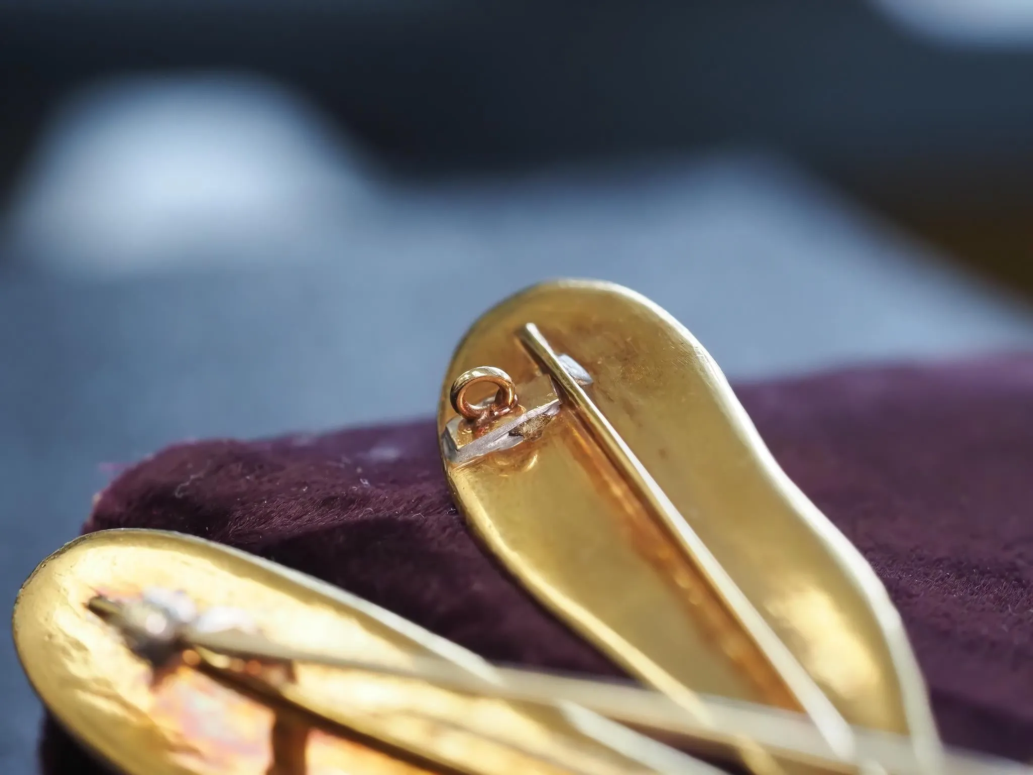 Estate 18K Yellow Gold Extra Large Dragon Fly Brooch - VHK#5a