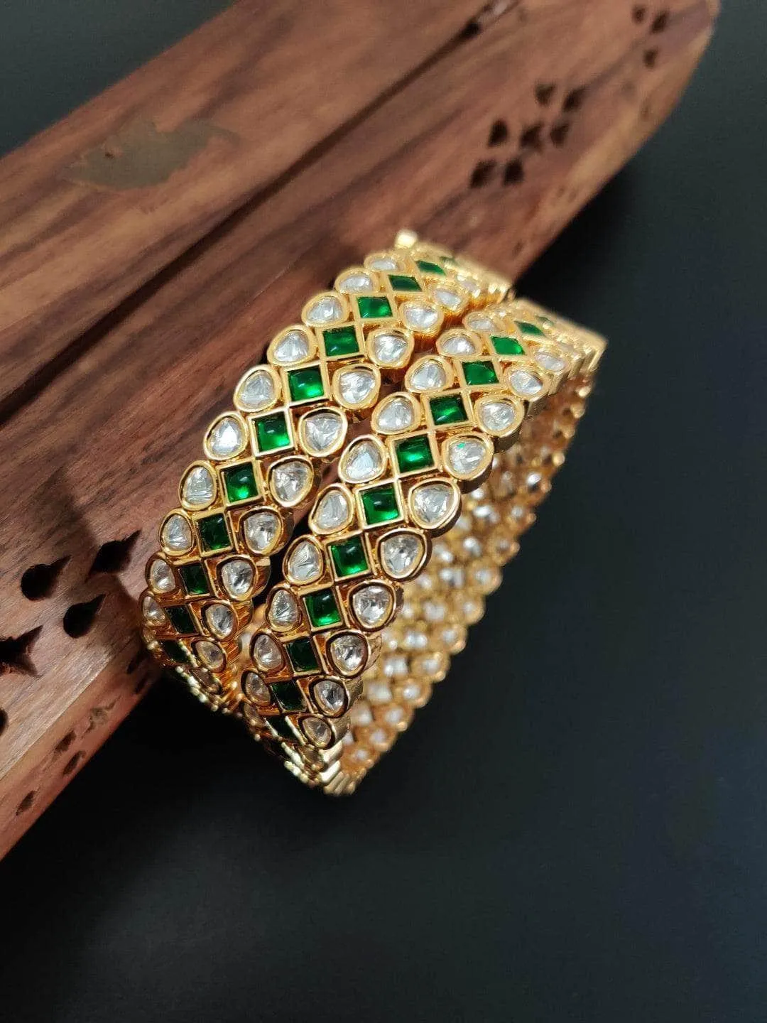 Eternity Polki Kundan Bangle
