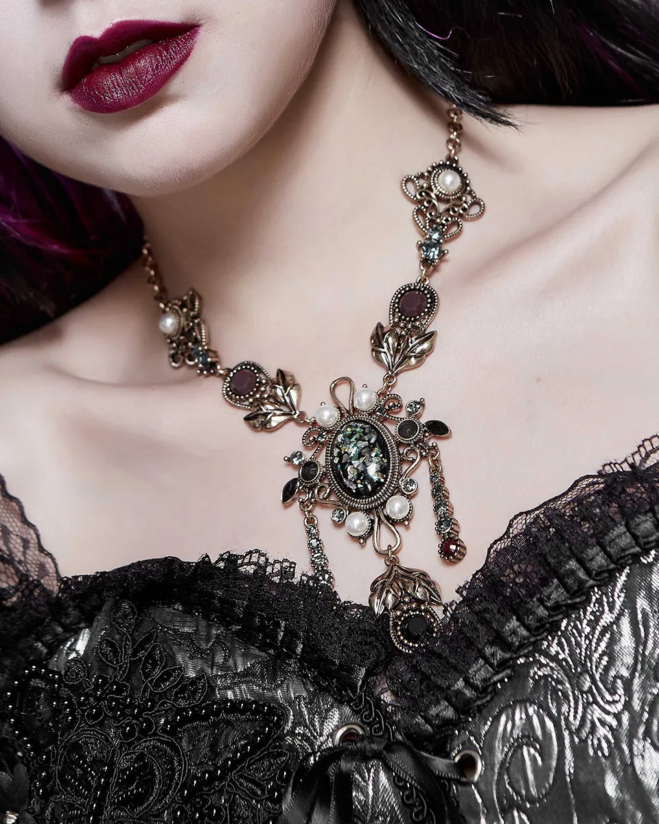 Eva Lady Steampunk Filigree Necklace