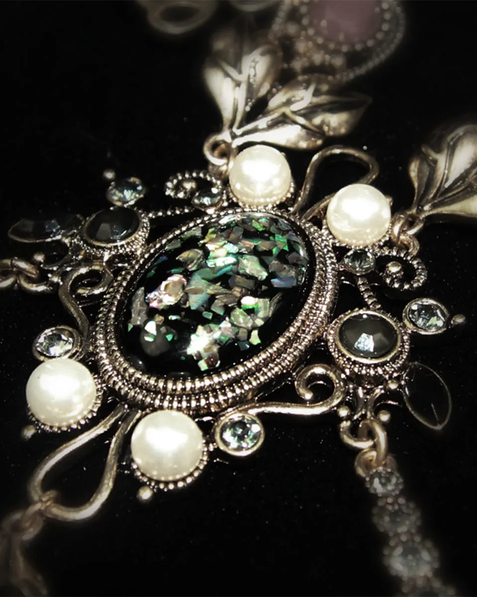 Eva Lady Steampunk Filigree Necklace