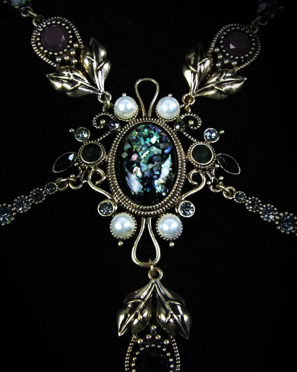 Eva Lady Steampunk Filigree Necklace