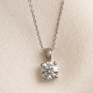 Eve - Lab Grown Diamond Necklace 0.75ct | 18ct Gold