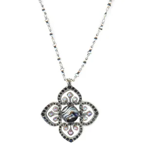 Extra Luxurious Ornate Medallion in "Obsidian Shores" *Custom*