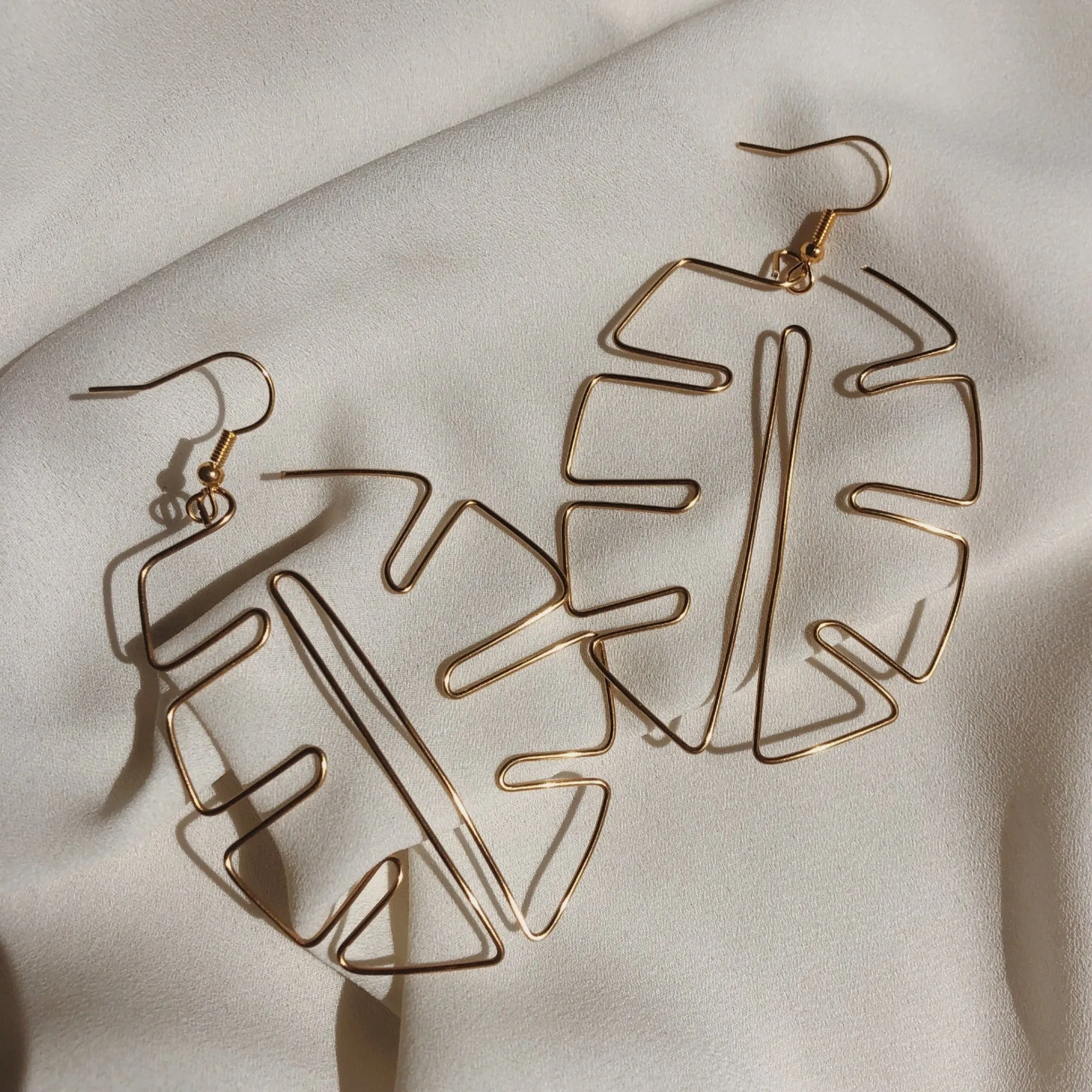 Fencesitter - Monstera Earrings