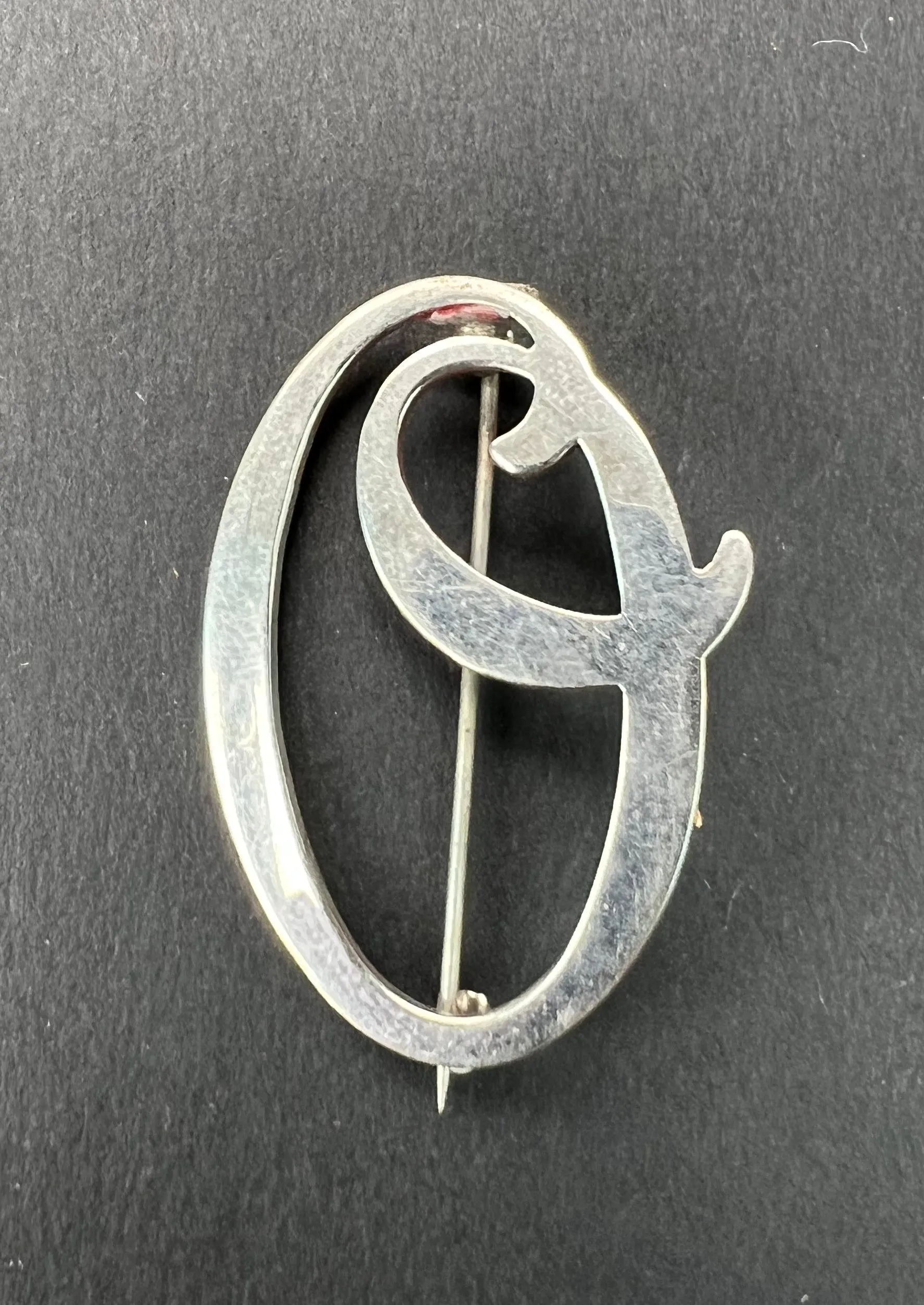 Flamboyant Vintage Initial Brooches B, C, F, G, H, J, K, M, P, O, S, T, U, Y