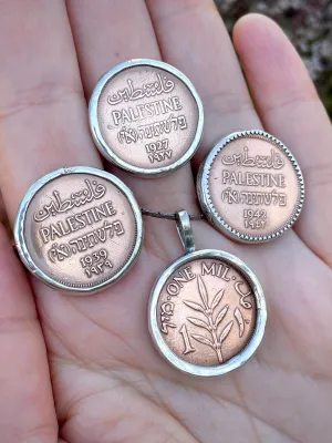 FULL SALE DONATED: Beautiful and Historic Palestine Coin Jewelry