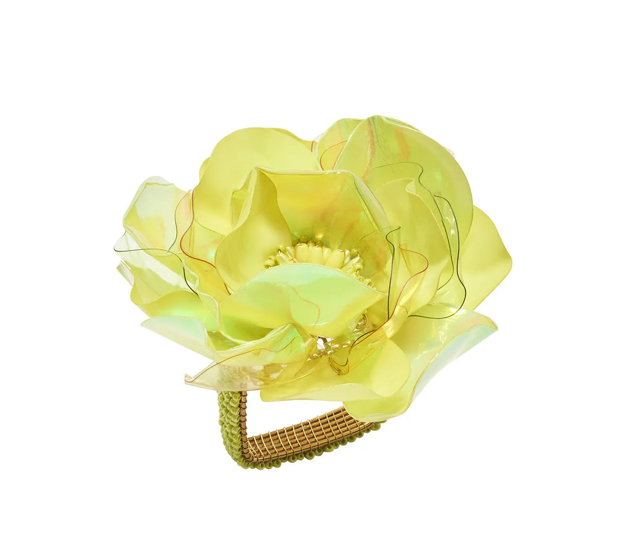 Gardenia Napkin Rings