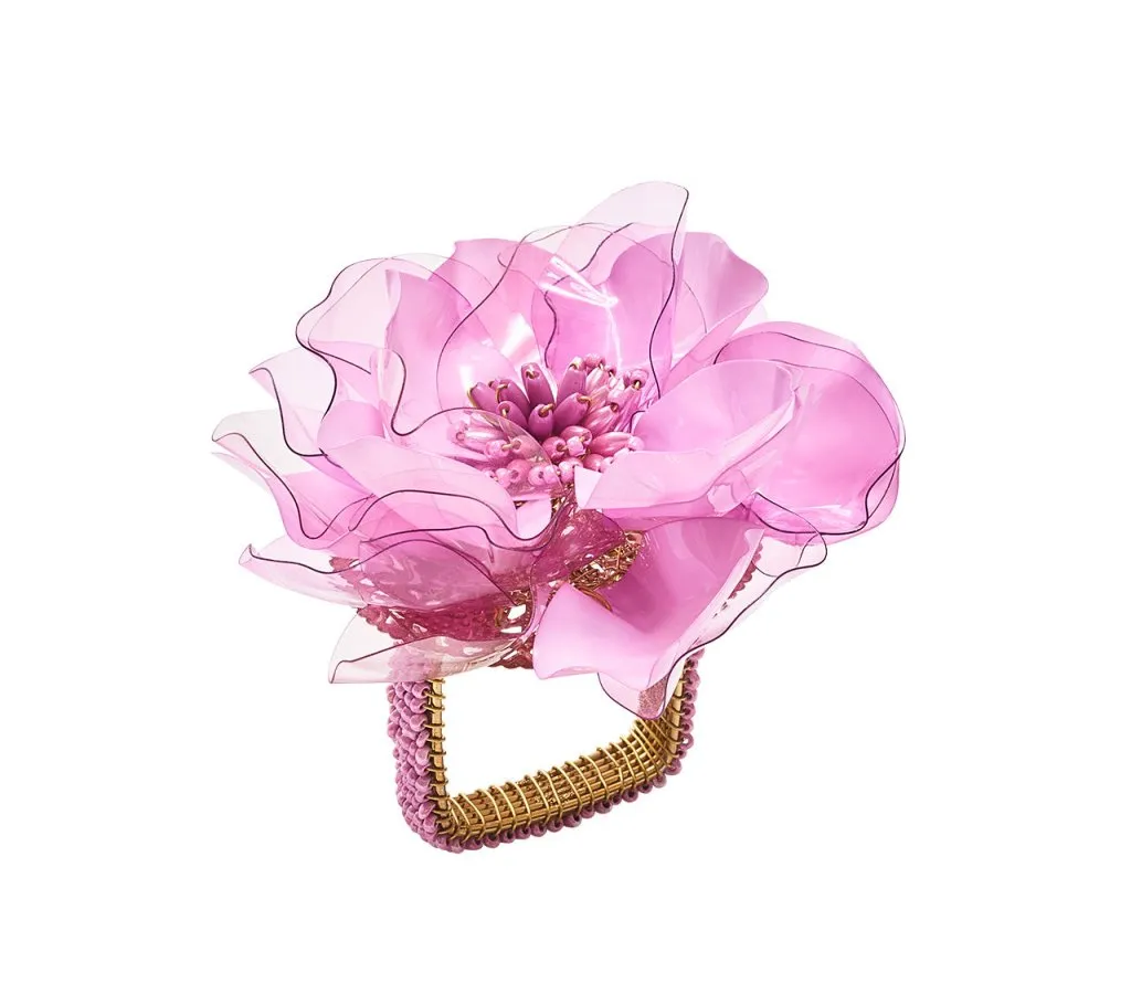 Gardenia Napkin Rings