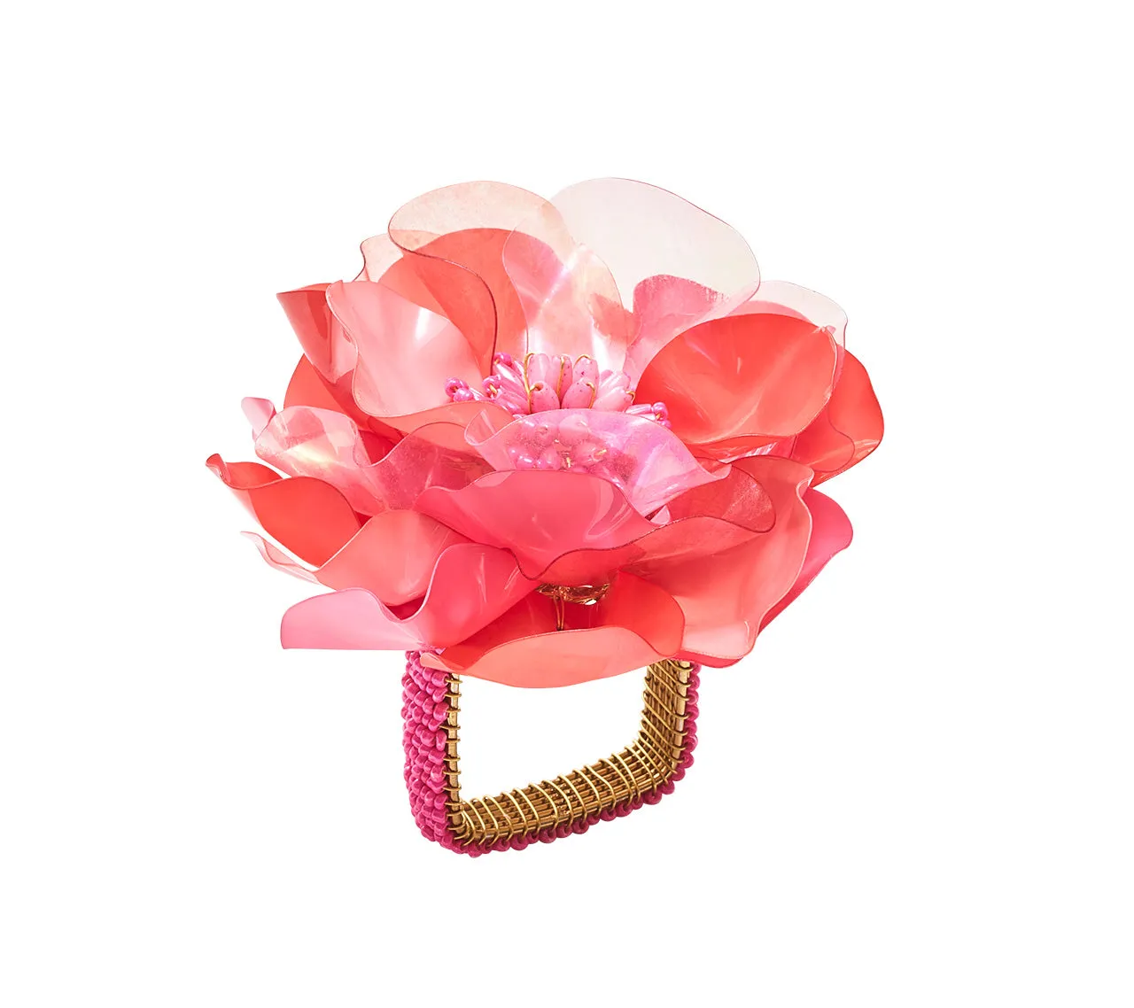 Gardenia Napkin Rings