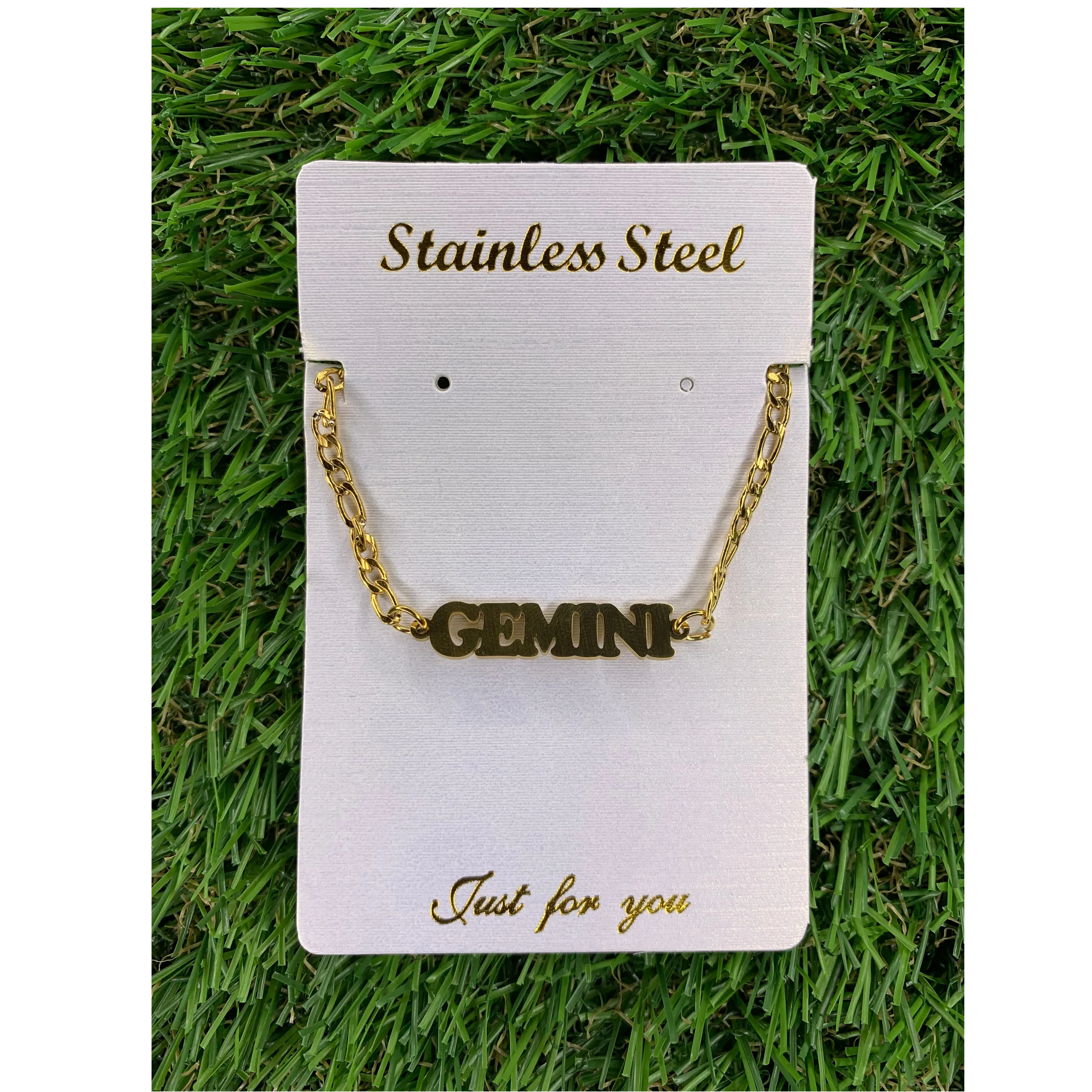 Gemini Zodiac Anklet