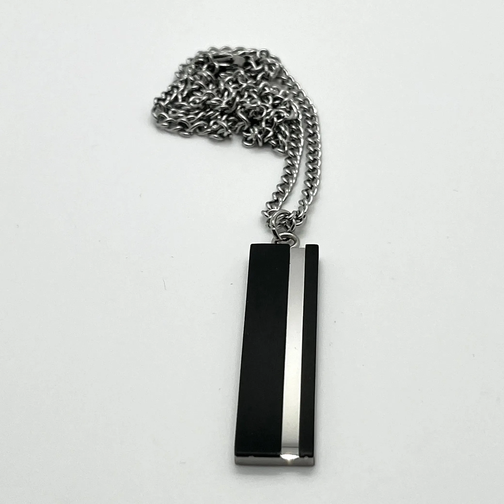 Geometric Stainless Steel PVD Pendant