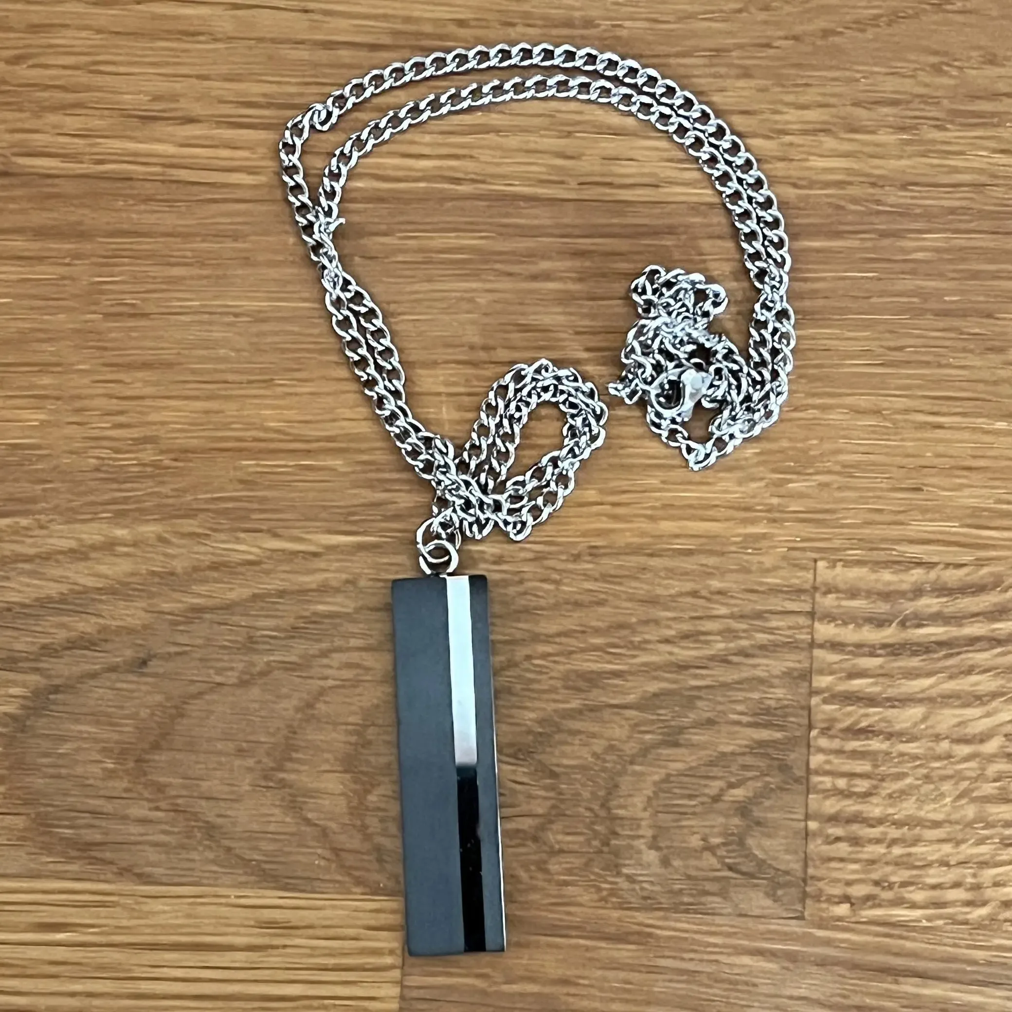 Geometric Stainless Steel PVD Pendant