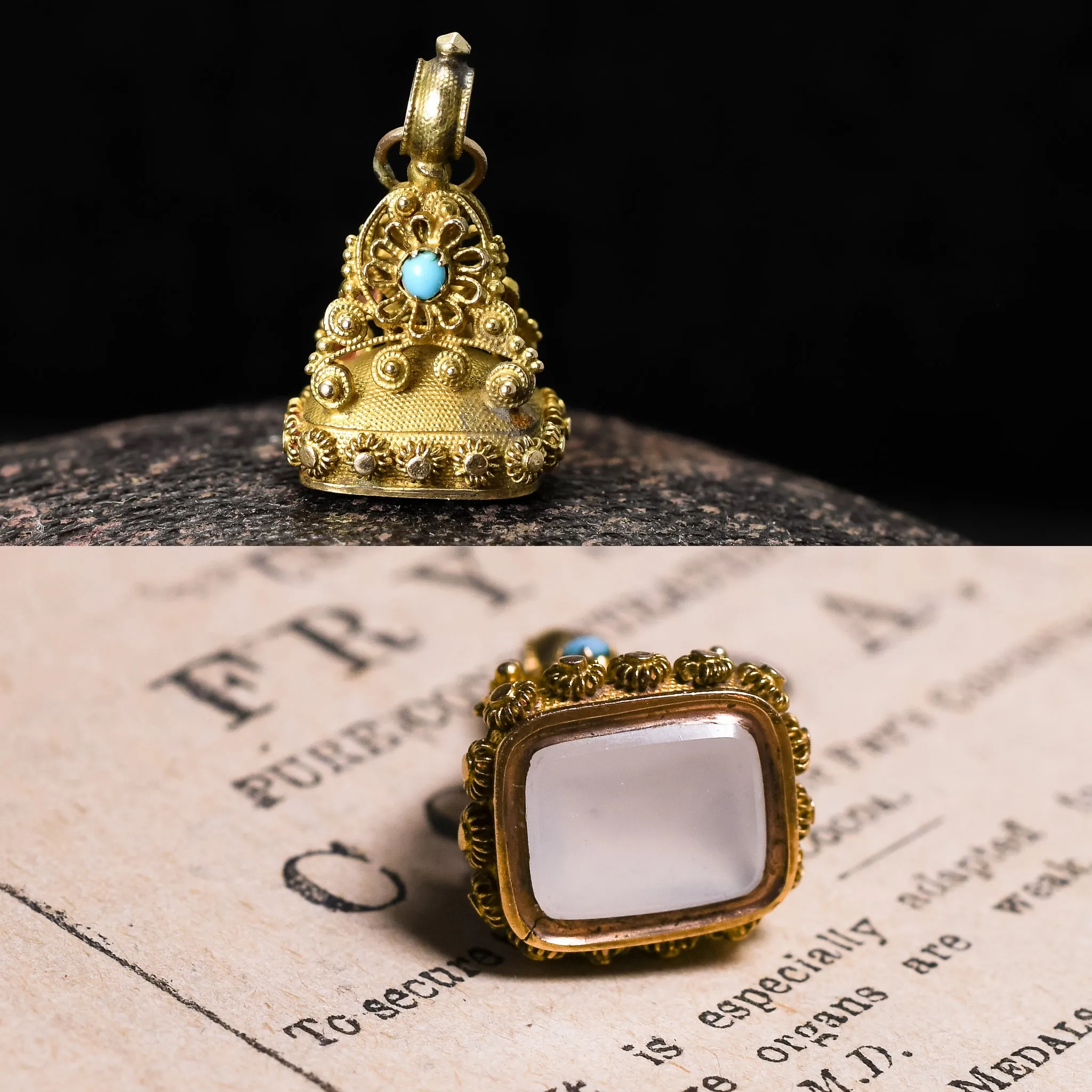Georgian Regency Period Ornate Seal Fob