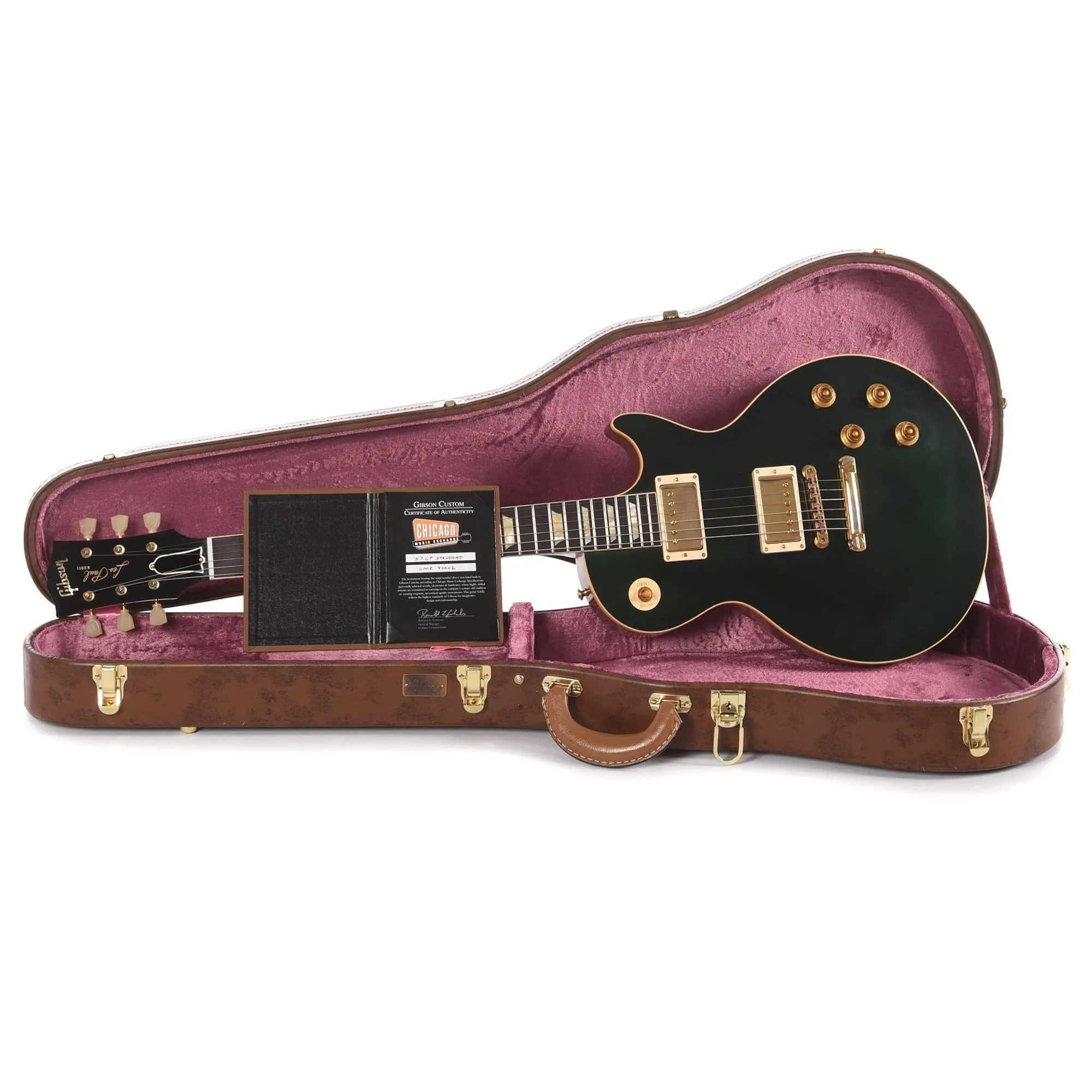 Gibson Custom 1957 Les Paul Standard Caddy Green VOS
