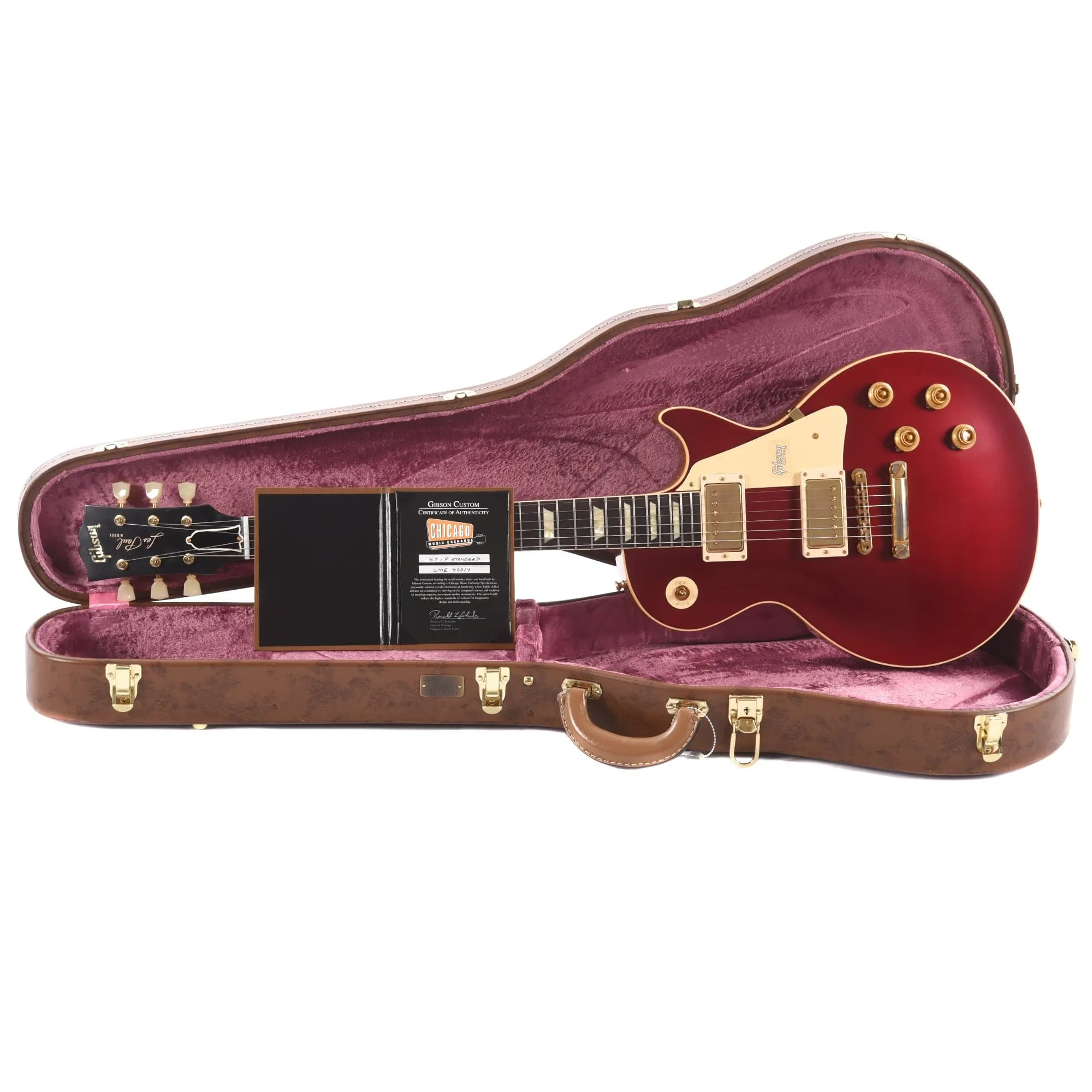 Gibson Custom 1957 Les Paul Standard "CME Spec" Antique Sparkling Burgundy VOS