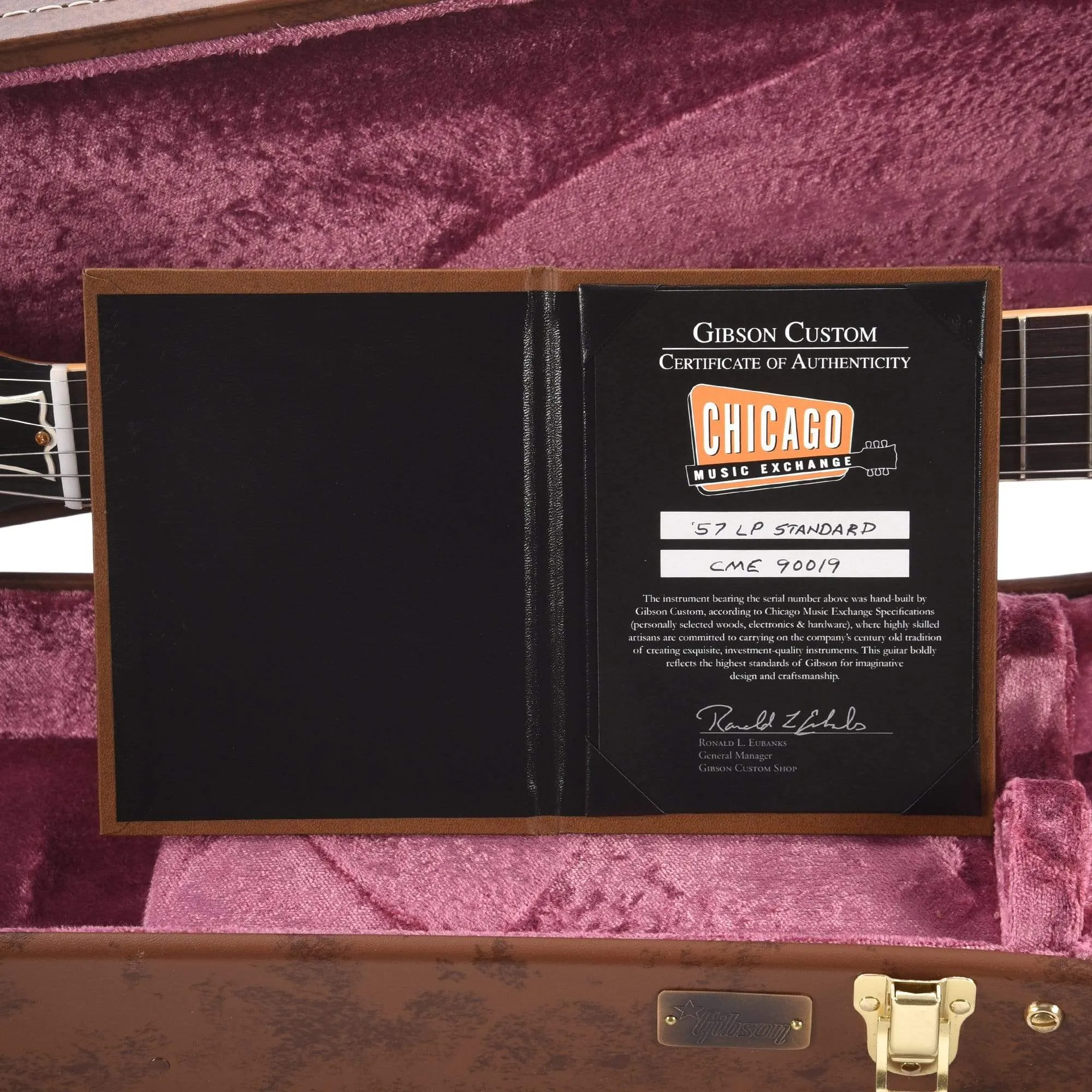 Gibson Custom 1957 Les Paul Standard "CME Spec" Antique Sparkling Burgundy VOS