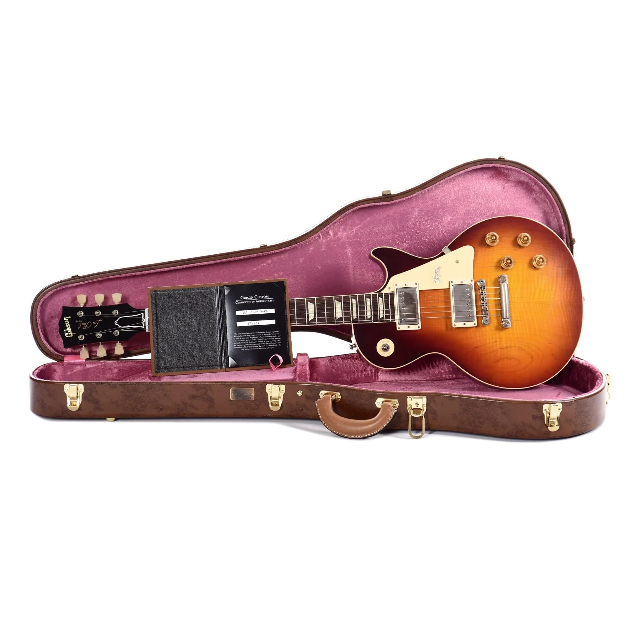 Gibson Custom 1958 Les Paul Standard Dark Bourbon Fade VOS