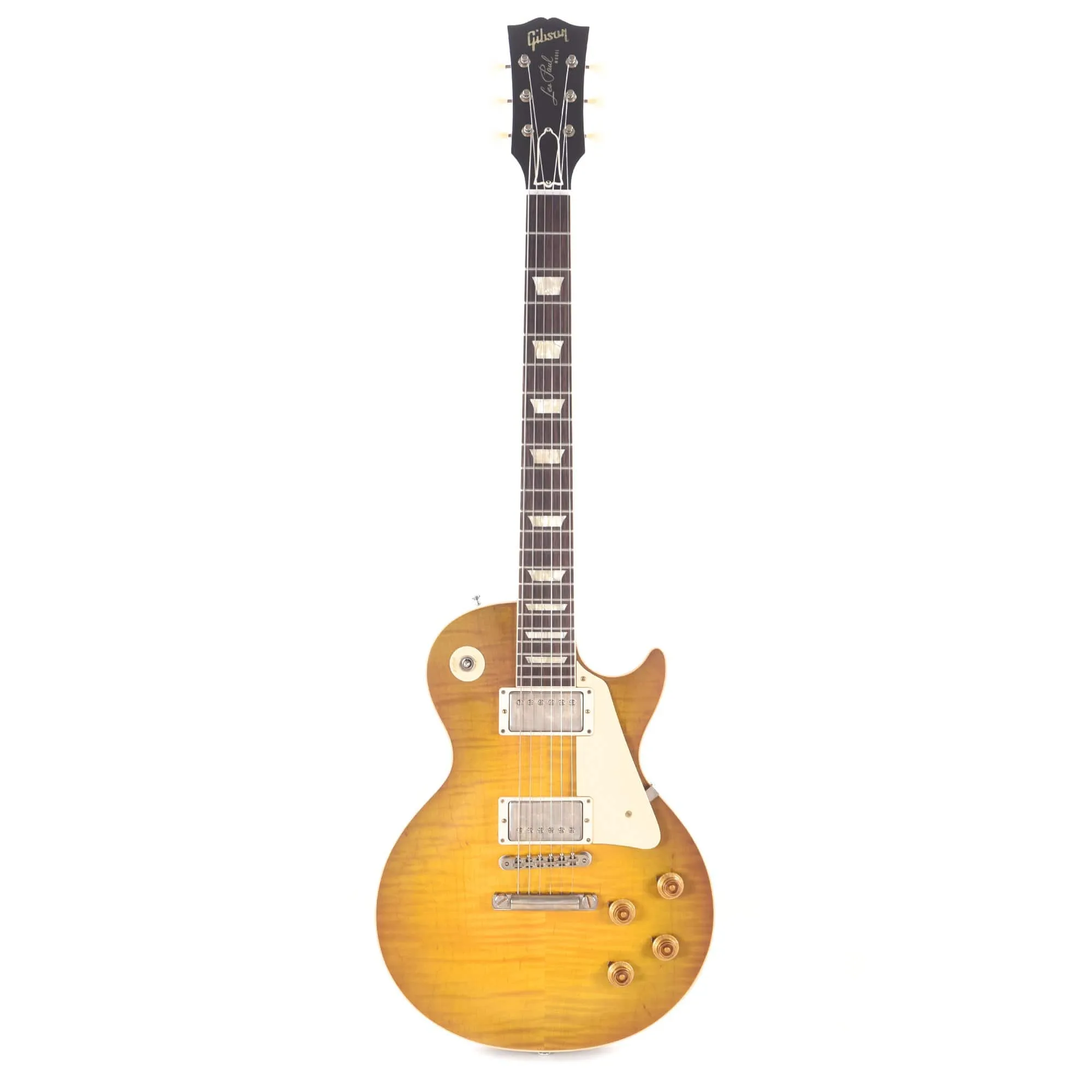 Gibson Custom 1958 Les Paul Standard "CME Spec" Plain Top Green Lemon VOS w/59 Carmelita Neck