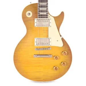 Gibson Custom 1958 Les Paul Standard "CME Spec" Plain Top Green Lemon VOS w/59 Carmelita Neck